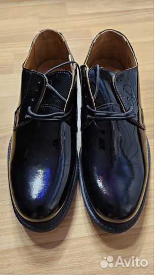 Туфли военные лакированные