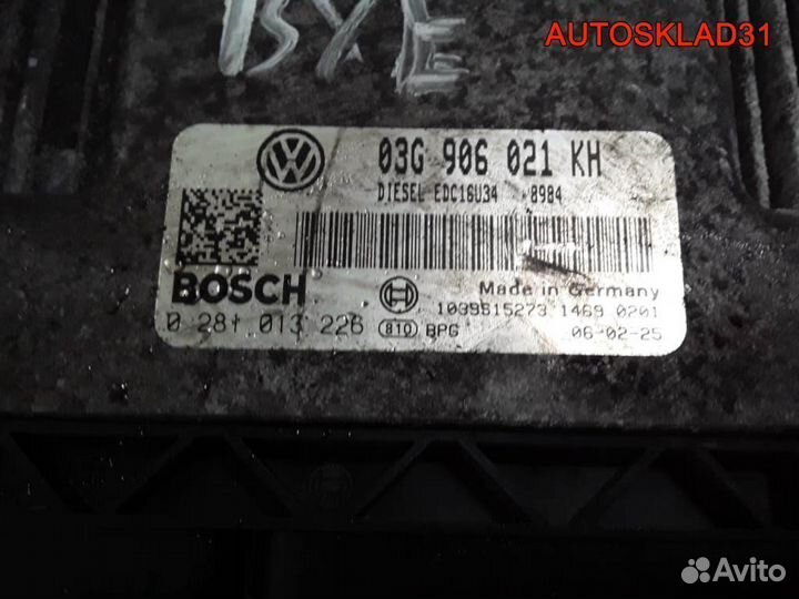 Блок Эбу VW Golf 5 1.9 BXE 03G906021KH