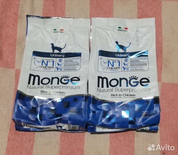 Сухой корм 10 уп + влажный + тест + 3 шт лакомства