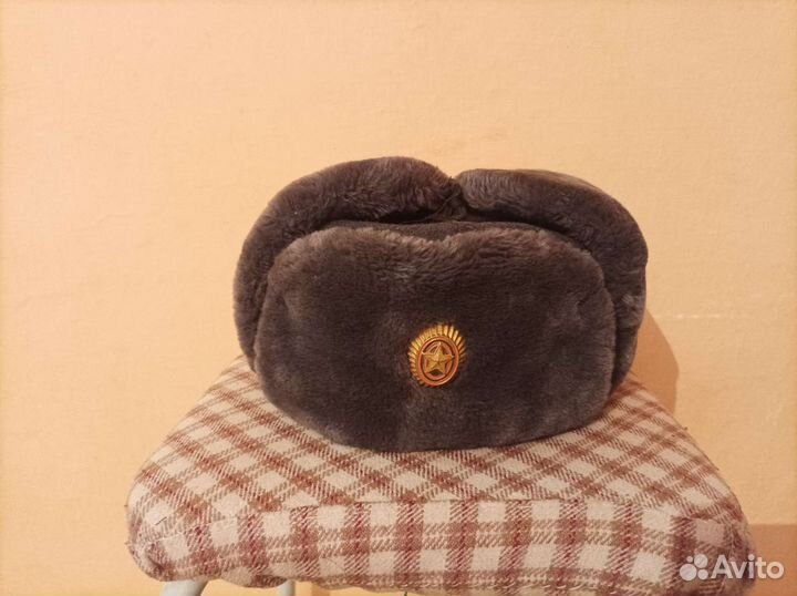 Шапка ушанка военная