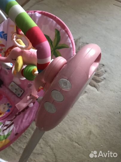 Эектрокачели, работают от сети или от батареек