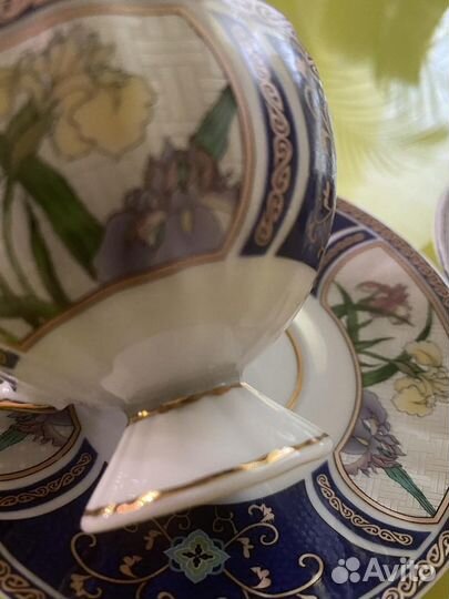 Фарфоровый кофейный набор