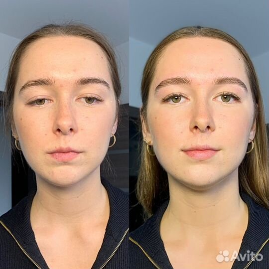 Оформление бровей жби