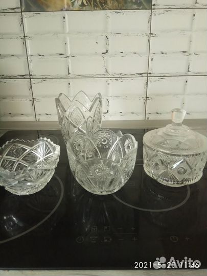 Ваза хрустальная СССР