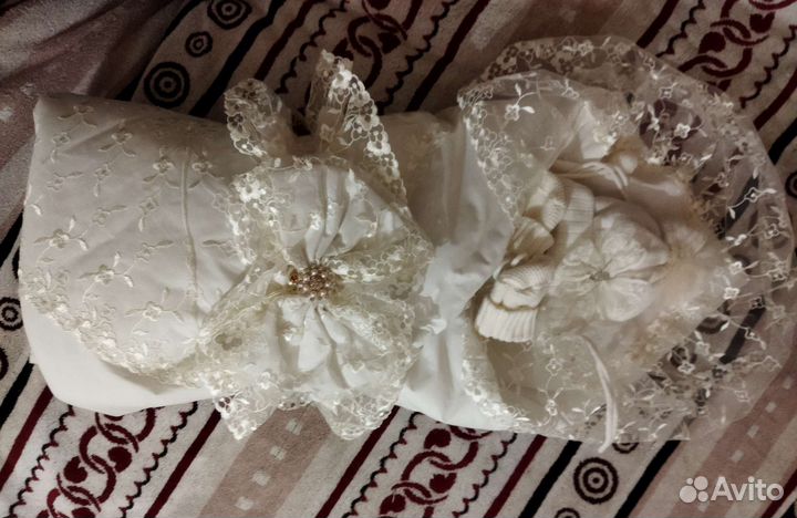 Конверт на выписку для девочки зима