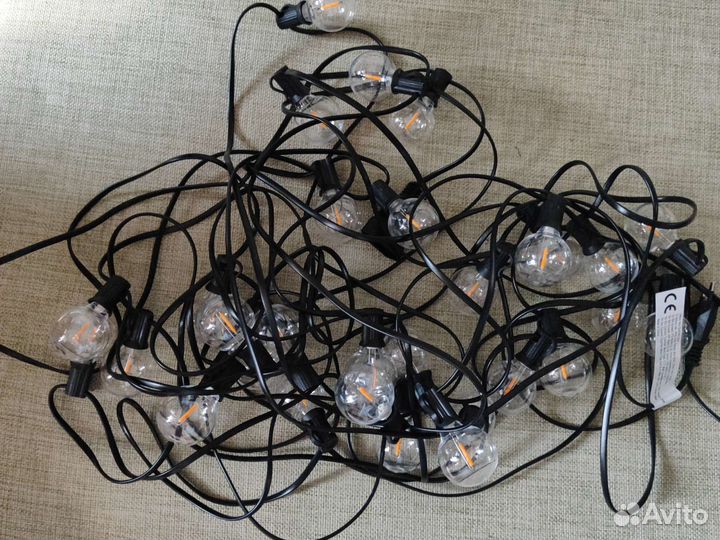 Гирлянда с лампочками