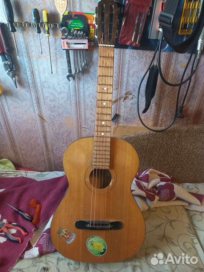 Советская гитара(ленинградка)