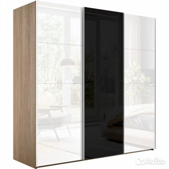 Шкаф-купе Эста 3-х дверный Медиум (4 посредине) (4