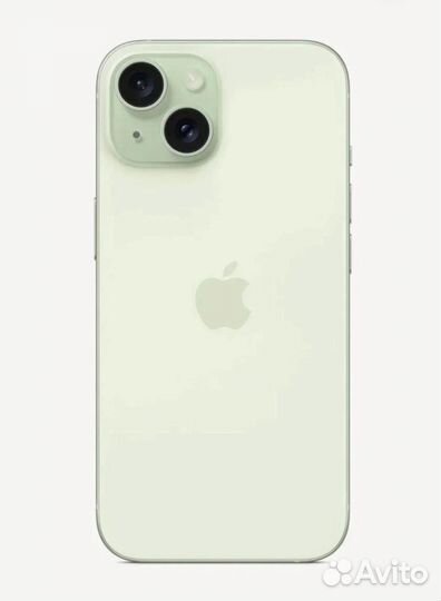 iPhone 15, зелёный, 128гб, nanoSIM+eSIM