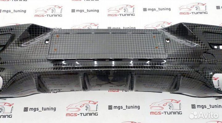 Диффузор карбон Mercedes GLE coupe 292 гле купе