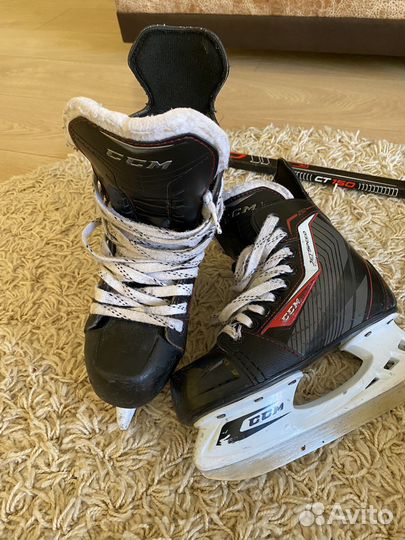 Коньки хоккейные ссм 34