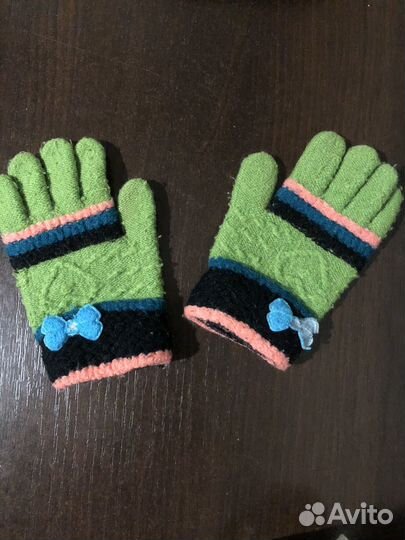 Перчатки для девочки 2-3 года