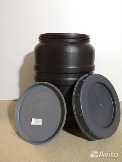 Бочка круглая техническая 50 л