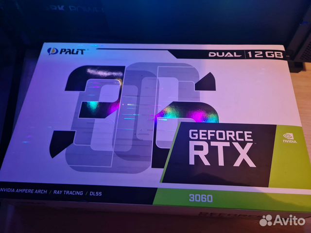 Видеокарта Palit RTX 3060 Dual 12gb купить в Москве | Электроника | Авито