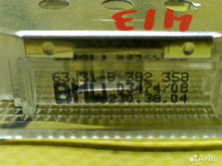 Плафон салона задний Bmw X5 E53 M54B30 2004