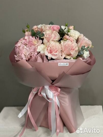 Букет с французскими розами