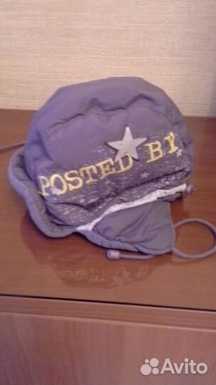 Теплая зимняя шапка