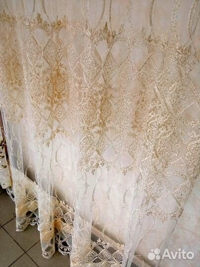 Шторы и тюль новые