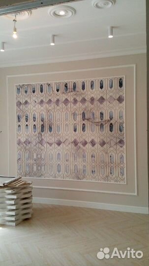 Поклейка обоев