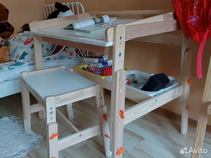 Письменный стол Флисат (Икеа) со скамьей