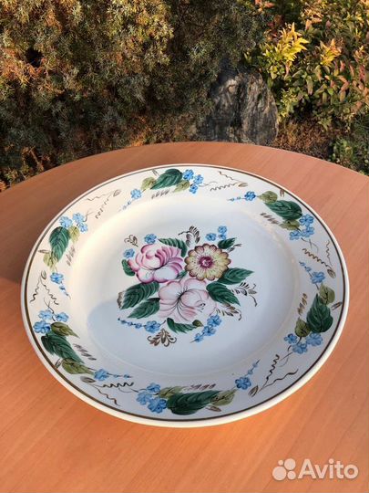 Старинное блюдо. СССР, Барановка. 70-е годы