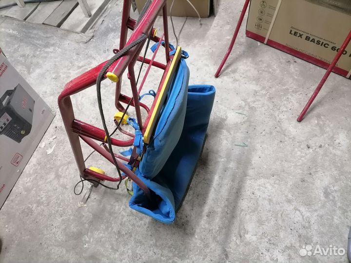 Детские санки с колесами б/у