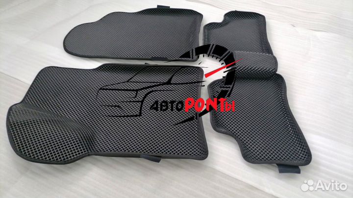 Эва Ева Eva коврики Ваз 2114 и 09 и 15 с бортами
