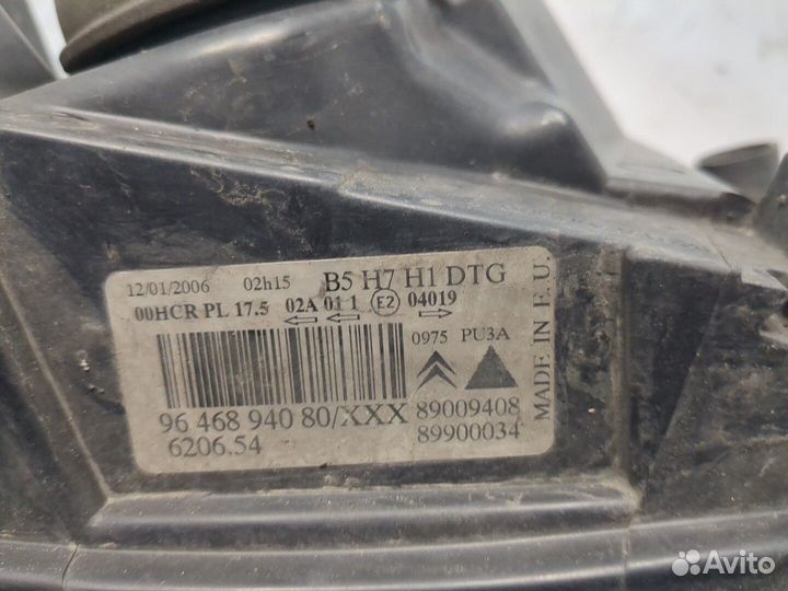 Фара (передняя) Citroen C4, 2006