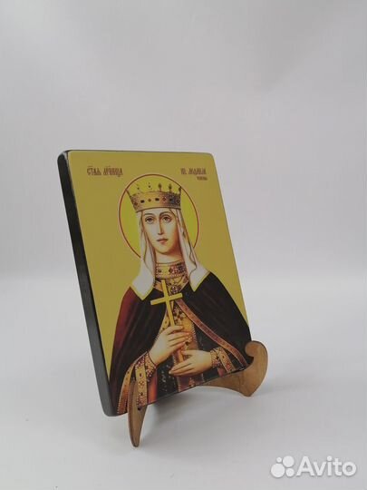 Людмила Чешская, княгиня, 15x20x1,8 см, арт И8617