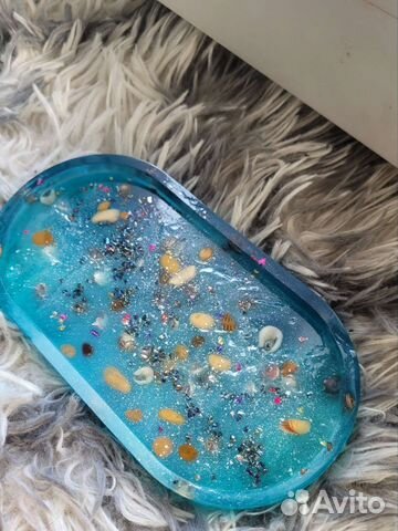 Поднос из эпоксидной смолы