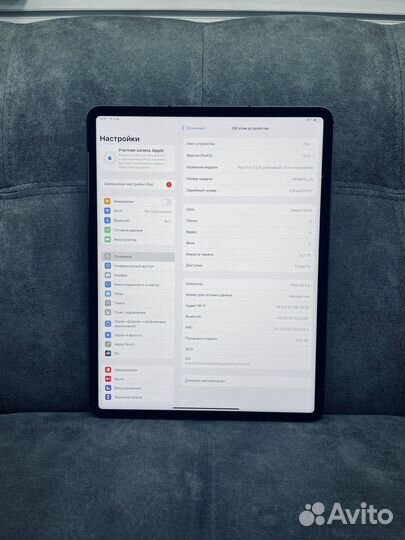 iPad Pro 12.9 5gen M1 128Gb Wifi+Cell Gray 4646