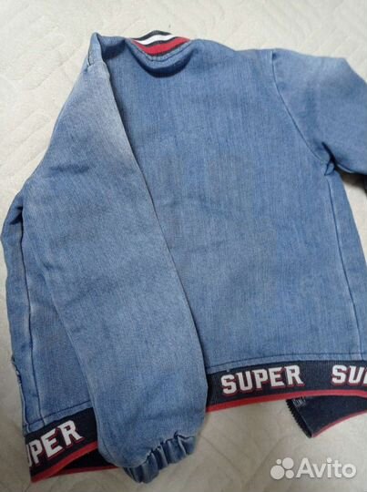 Джинсовая куртка для мальчика 116