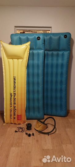 Матрасы надувные и насосы к ним