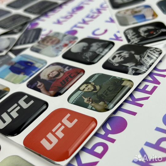 3D наклейки стикеры с Вашим дизайном опт