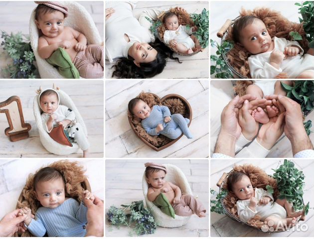 Фотограф новорожденных newborn семейный