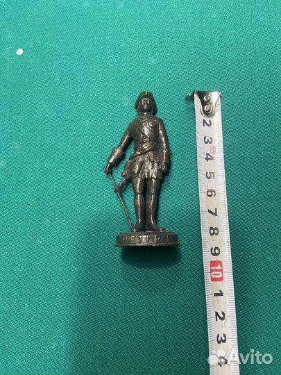 Статуэтка бронза петр 1