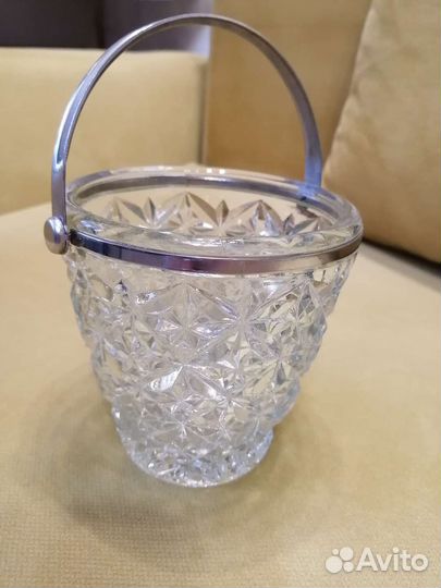 Конфетница хрусталь СССР
