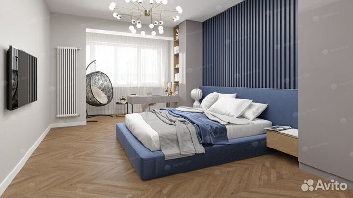 Кварцвинил. Клеящиеся стеновые панели