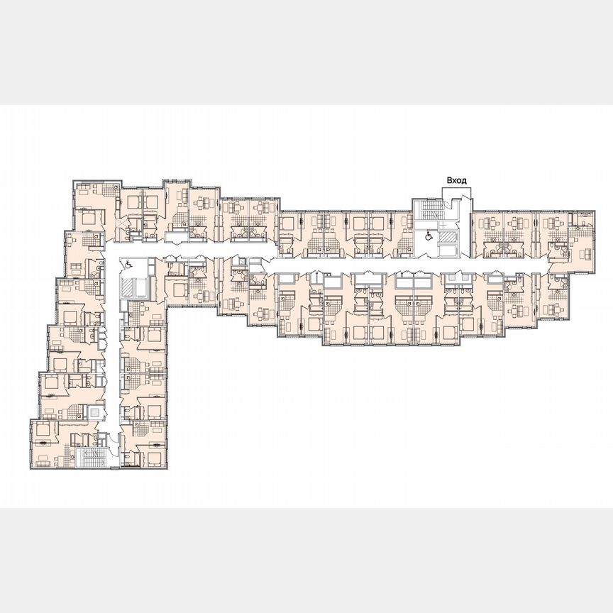 2-к. апартаменты, 44,7 м², 11/16 эт.