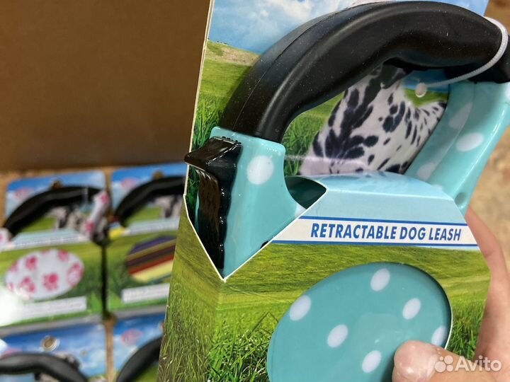 Поводок рулетка для собак 5 м до 15 кг