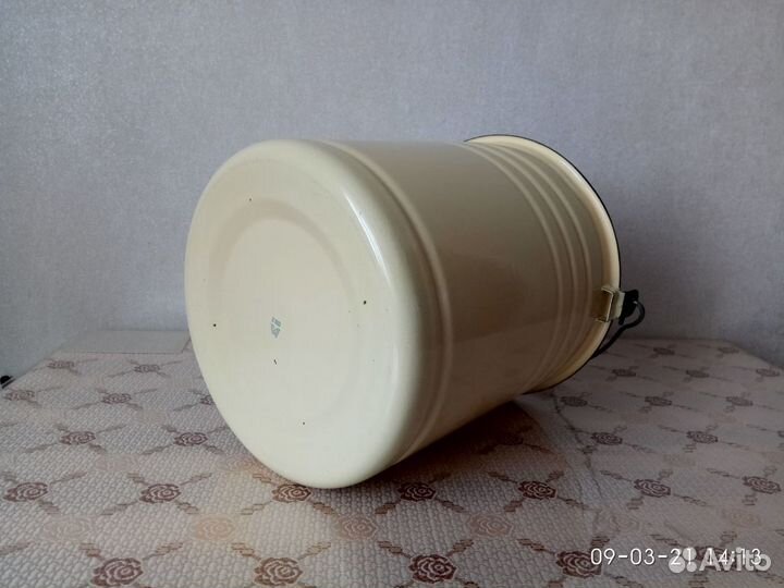 Ведро эмалированное