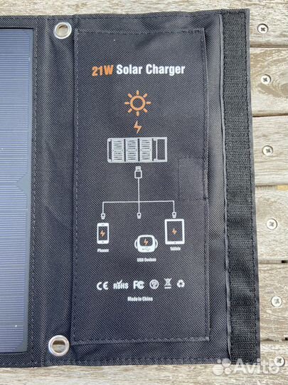 Солнечная зарядка для 21 вт usb техники