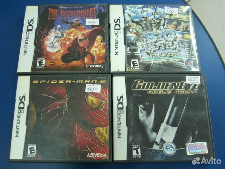 Игры для игровой приставки nintendo DS нинтендо