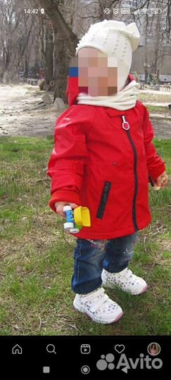 Шапка и снуд для девочки 1-2 года