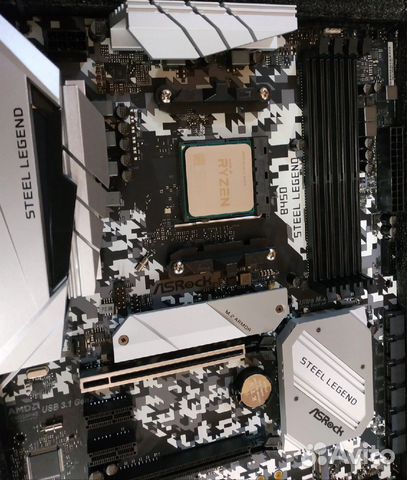 Материнская плата Asrock b450 steel legend купить в Санкт-Петербурге с ...
