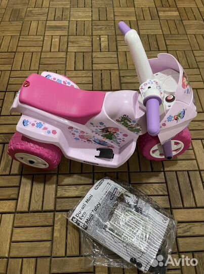 Электромотоцикл детский peg perego