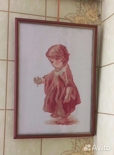 Вышивка крестиком ручная работа