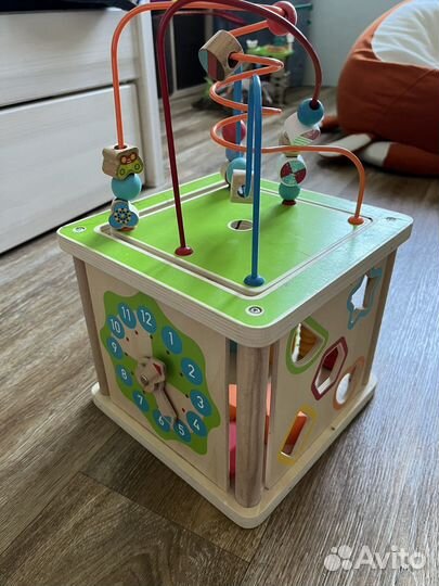 Деревянные развивающие игрушки для малышей
