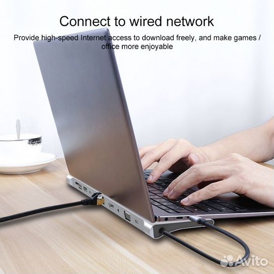 USB Хаб type-c на MacBook 11в1 bronka