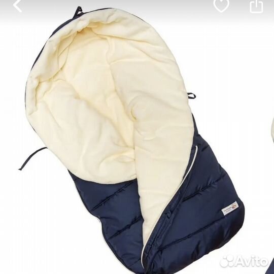 Зимний конверт в коляску